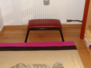 Gepolstertes Schroth-Bänkchen